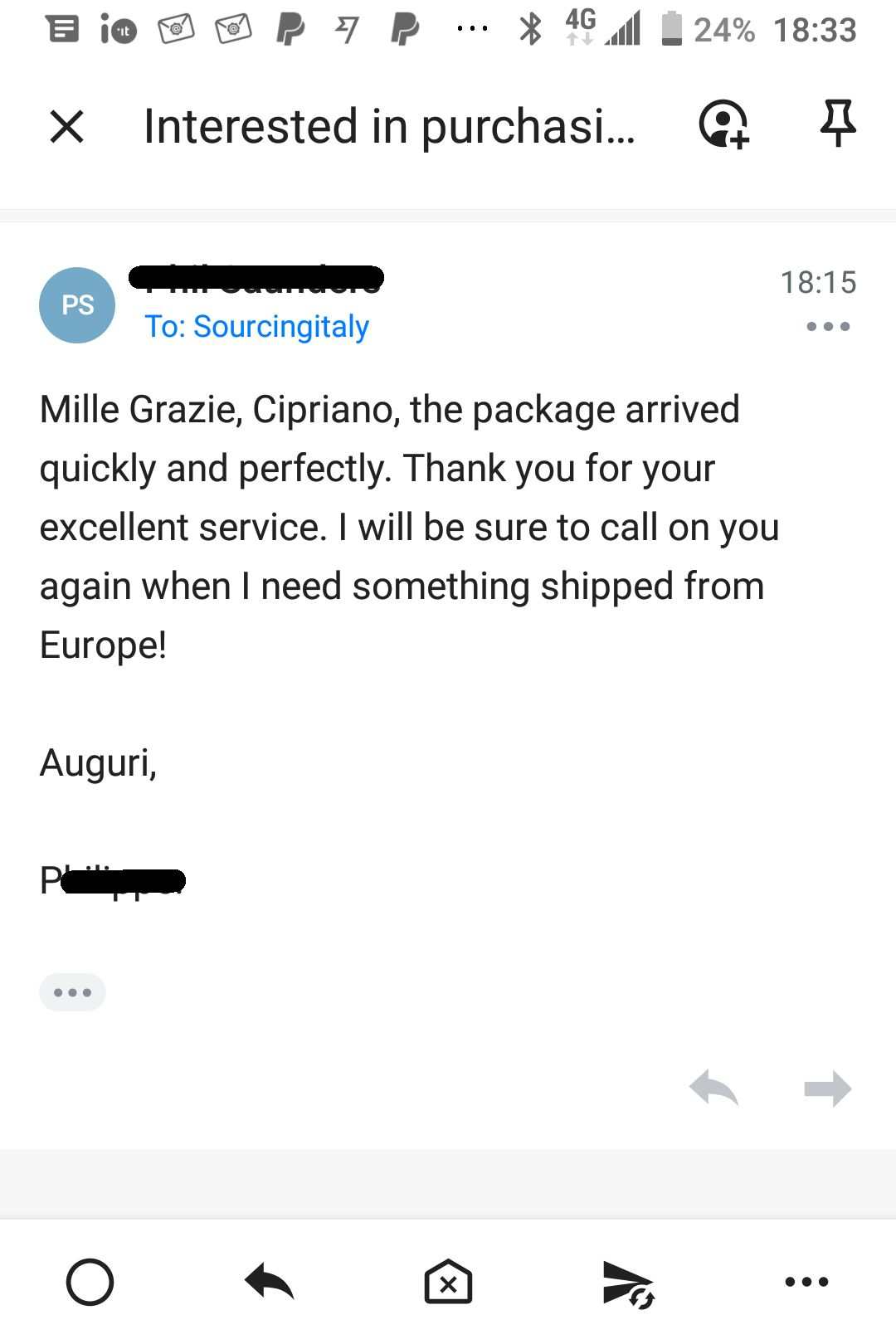 Reship Free Address Italy 490 Reship Free Address Italy 490